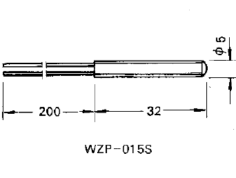 WZP-015S引進(jìn)型不銹鋼鉑電阻元件