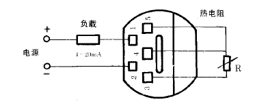 SBWZ-2460常規(guī)型熱電阻溫度變送器接線圖