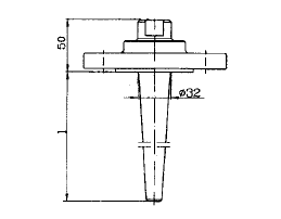 溫度計(jì)套管-錐形法蘭式安裝圖片