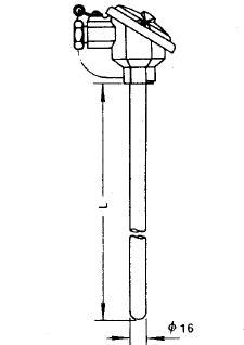 WRE-120無固定熱電偶安裝圖片