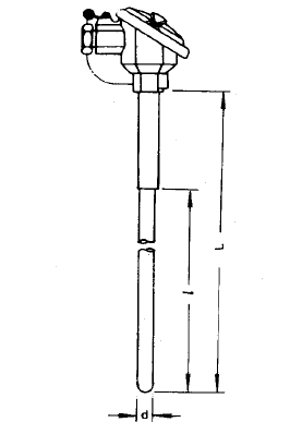 WRN-123無固定熱電偶安裝圖片