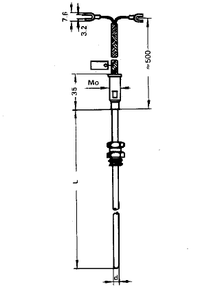 WRCK-392可動(dòng)卡套螺紋鎧裝熱電偶安裝圖片