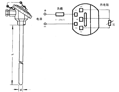 SBWZ-2480/131熱電阻一體化溫度變送器安裝圖片